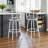 Devona Metal/Fabric Swivel Bar Stool (Set of 2), White/Gray 43.7'' H X 15.81'' W X 15.81'' D