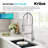 KRAUS Artec Pro Commercial Style 2-Function Single Handle Pull Down Kitchen Faucet with Pot Filler-114318004