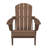 Wolak High Density Polyethylene Folding Adirondack Chair With Double Cup Holder-360845512