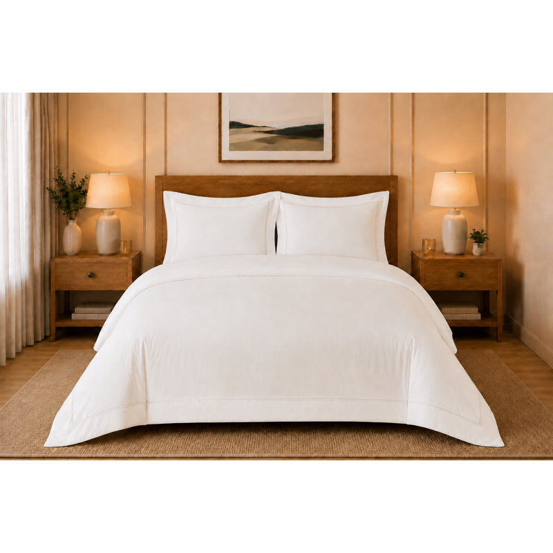 Pamposh Cotton Duvet Cover Set with Pillowcases, Double Bed (200 x 220 cm)