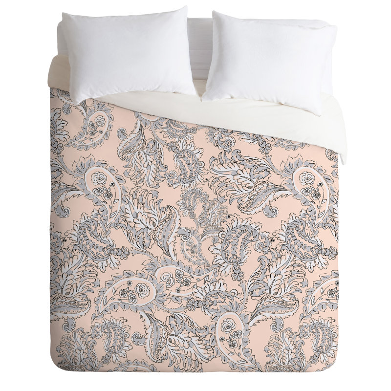 Traditional Polyester Paisley Duvet Cover, Twin Duvet Cover