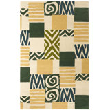 Patchwork Hand Tufted Wool Rug