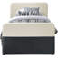 Lit gigogne / rangement en velours Ivy-1958873254