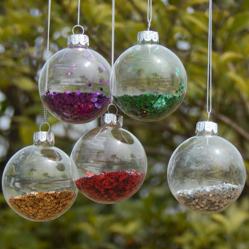 10cm Solid Colour Glass Bauble