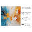 «Abstract Strokes of Time», reproduction d'art transitionnelle non encadrée