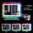 RGB Backlit & LED Frontlit Bathroom Vanity Mirror with Memory Function, 3 Color Temperatures, Dimmable Light & Anti-fog Tempered Glass & ETL-614374631-631544627
