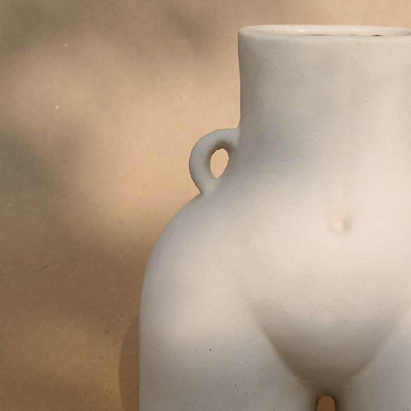 Her Vase, White