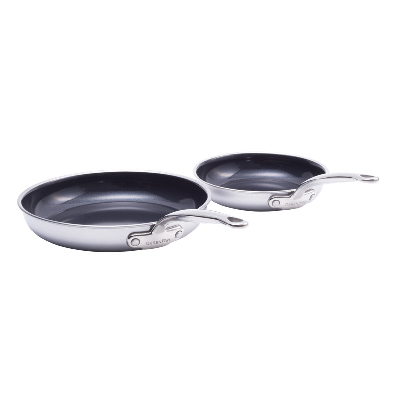 Greenpan Premiere 2 Piece Frypan Set