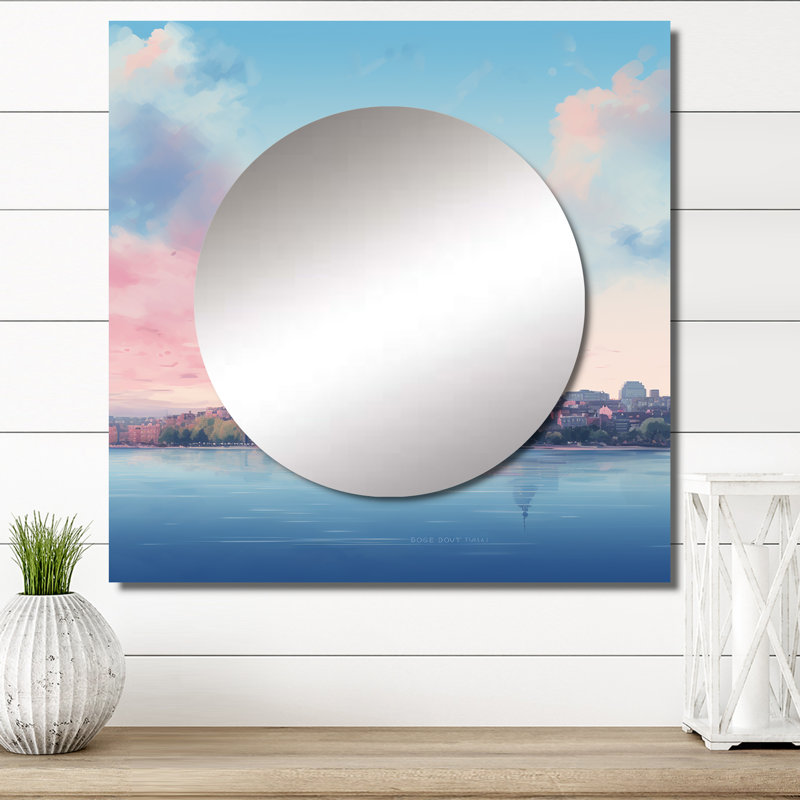 Grand miroir carré Lonoke, 36 po x 36 po