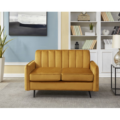 Acke 2 Seater Velvet Loveseat