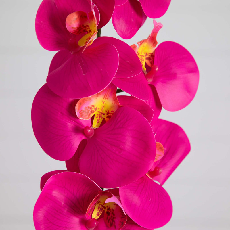 35 po Tiges de fleurs d'orchidées artificielles, ensemble de 3, Beauté