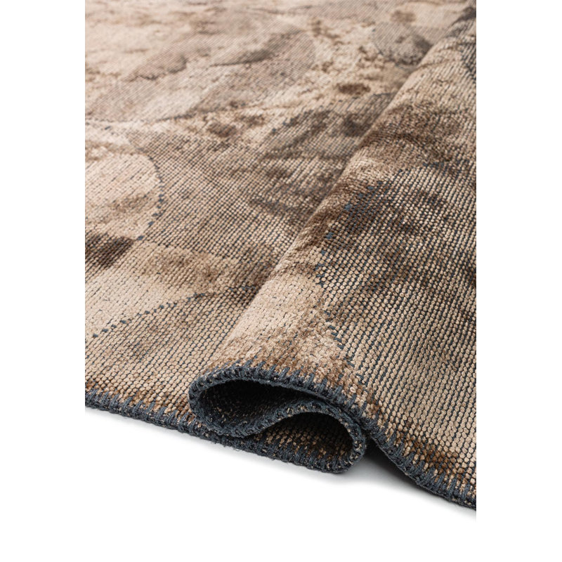 Modern Abstract Polka Dots Rug, Rectangle 6'7" x 9'10"