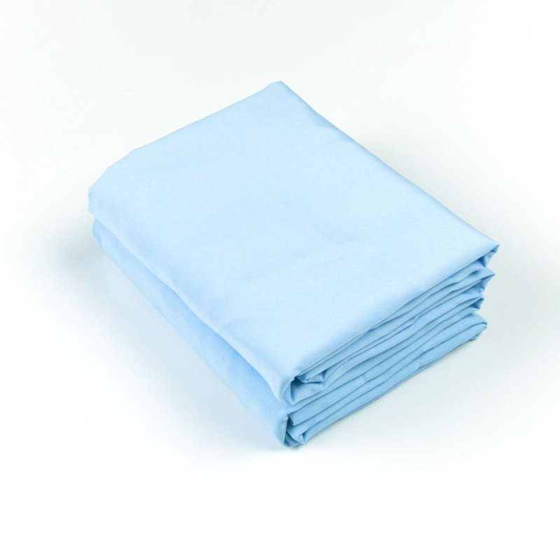 Bed Pillow Shams, 1800 Brushed Microfiber Oxford Pillowcases - NTBAY, Sky Blue