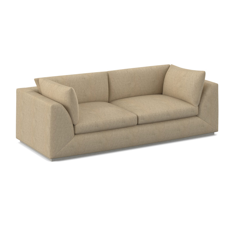 Big Sur Sofa, Bisque, Margaret Uniform Polyester Blend