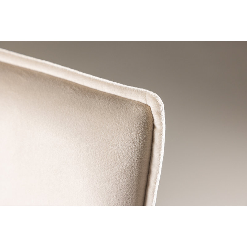 Langsey 48cm H Polyester Upholstered Armchair in Beige