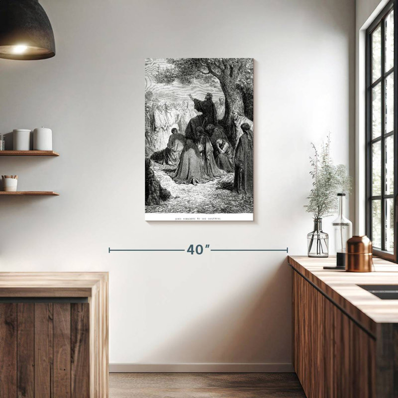 Adella Jesus Preaching, 36" H x 24" W