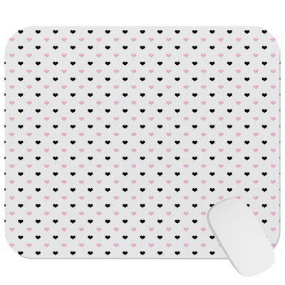 Symbols Hearts VIII Modern Gaming Cute Office Laptop Desk Pad Gift Mat Square Rectangle Non-Slip Mousepad