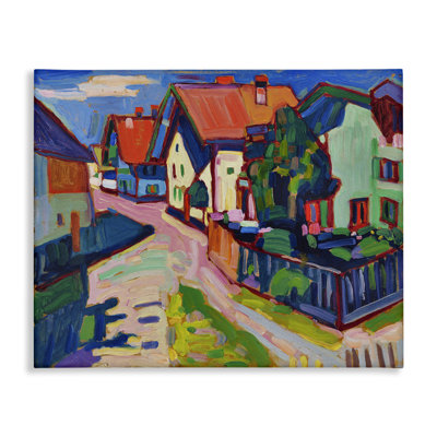 Kandinsky Murnau Landscape Canvas Wall Art by one1000paintings