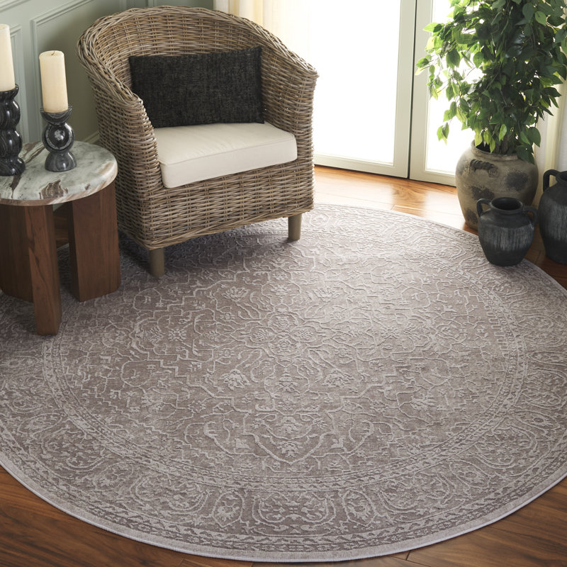 Gallaher Oriental Area Rug, Round 152 cm