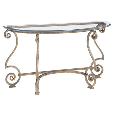 Bernhardt Solano Console Table In Clear