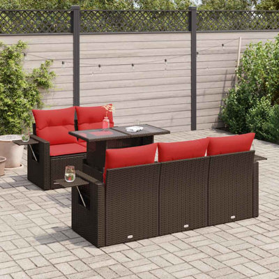 55cm Wide Patio Sofa with Cushions
