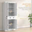 Armoire de cuisine de style campagnard HOMcom