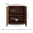 Olie 28" Wide Rectangular Fluted Accent Cabinet in Satin Walnut-1210444533
