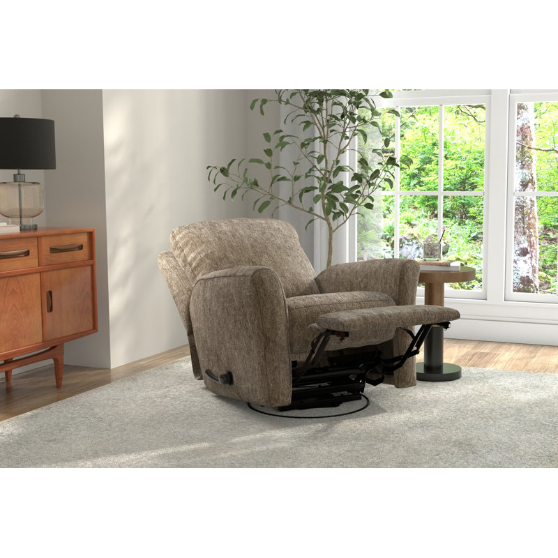 Belton Swivel Glider Recliner, Brown