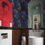 Blue Roman Architecture Wallpaper Brown