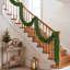 Guirlande artificielle de sapin de 2,74 m x 25,4 cm-1048409084
