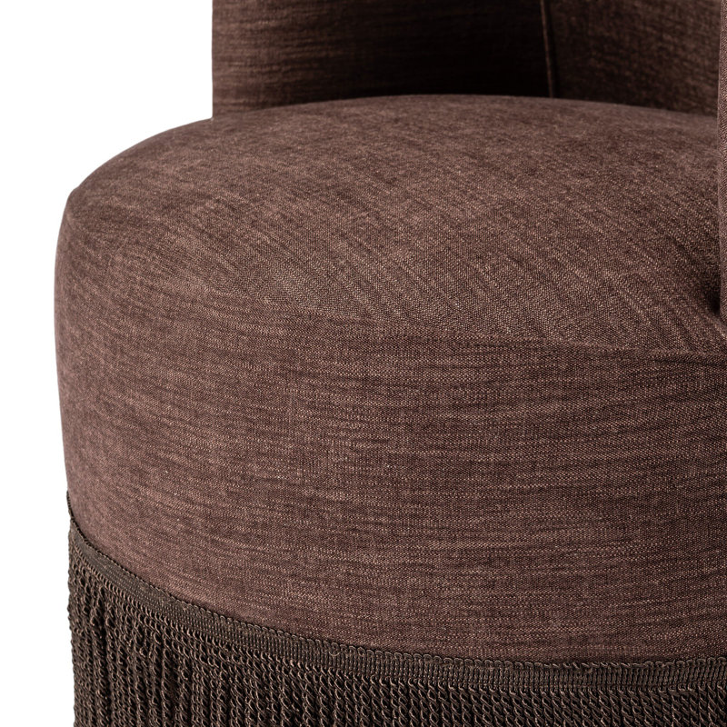 Aurora Fringe Swivel Chair