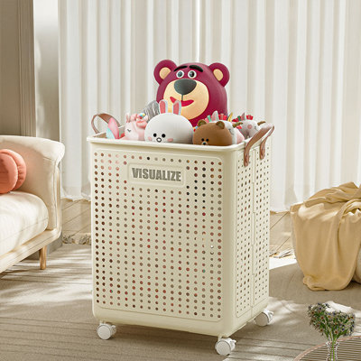 Plastic Laundry Basket with Handles