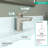 Logis Single Hole Bathroom Faucet with Drain Assembly-17059356