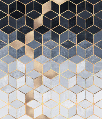 Soft Gradient Cubes, 60.96 cm H x 91.44 cm W