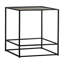 Sabrina Glass Top Frame End Table