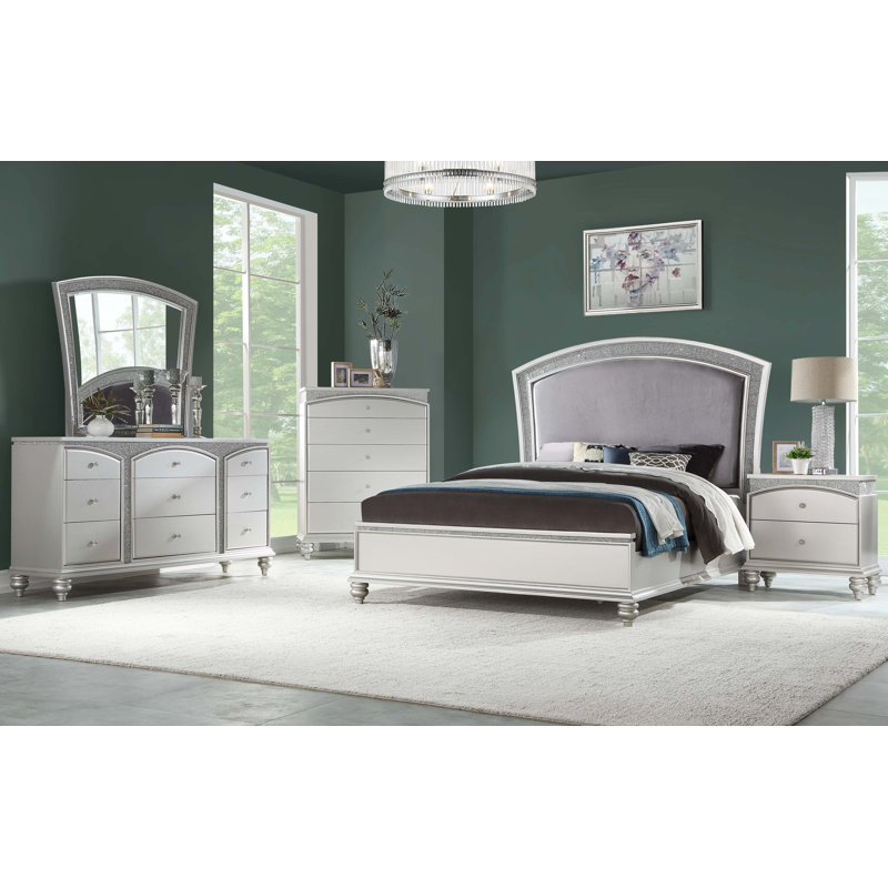 Très grand lit en tissu Maverick, Très grand lit