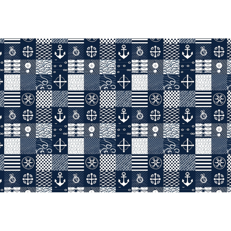 Nautical Patchwork Duvet Cover, King Duvet Cover