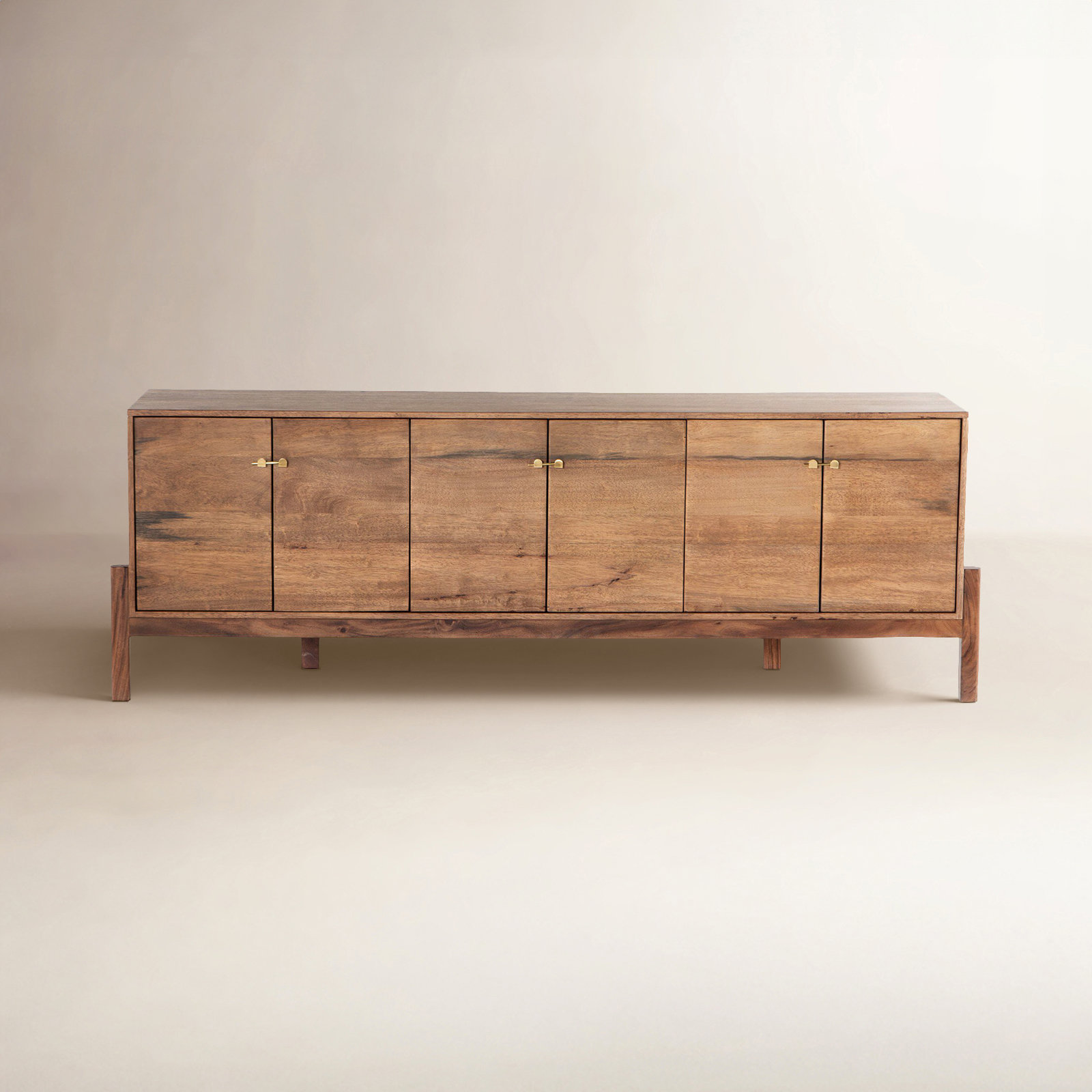 Jeanna 84'' Media Console, Smoked Honey
