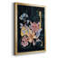 Toile encadrée de qualité supérieure Moonlight Flowers II - prête à être accrochée-69981732-69981731