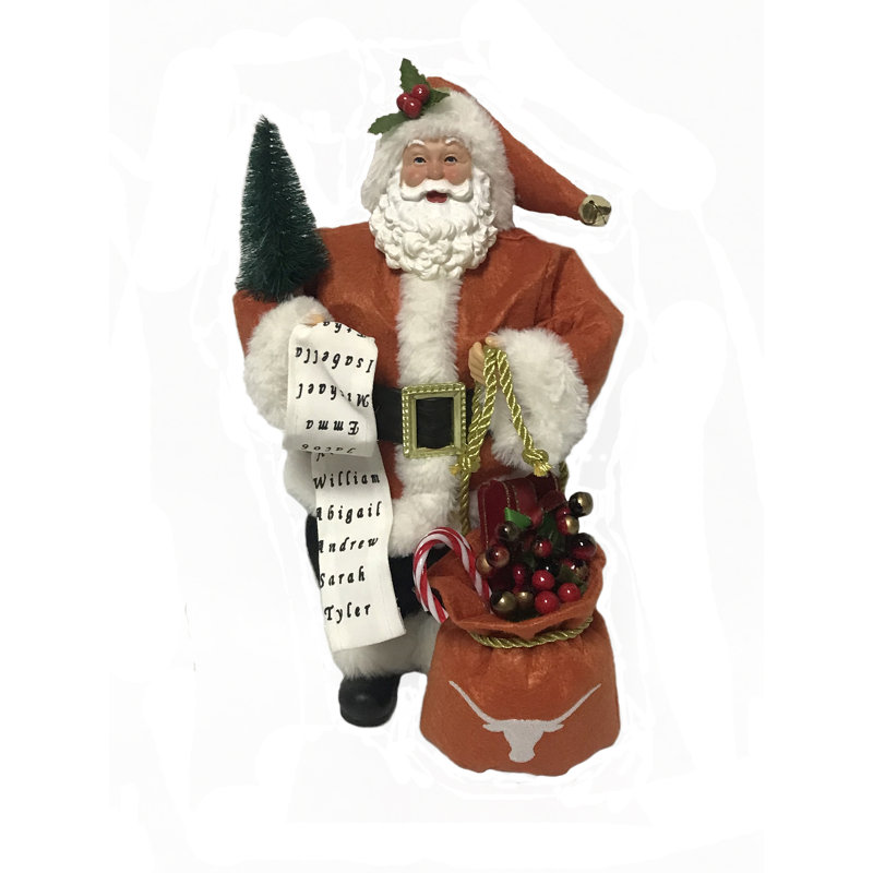 Texas Longhorn Santa