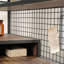 Bureau en L, finition brune