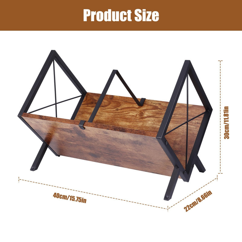Iron 30.5cm H Media Shelves