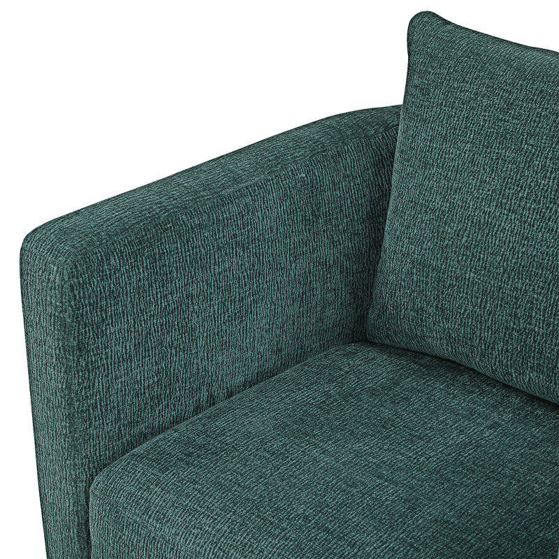 Fauteuil demi-tonneau pivotant, Paon