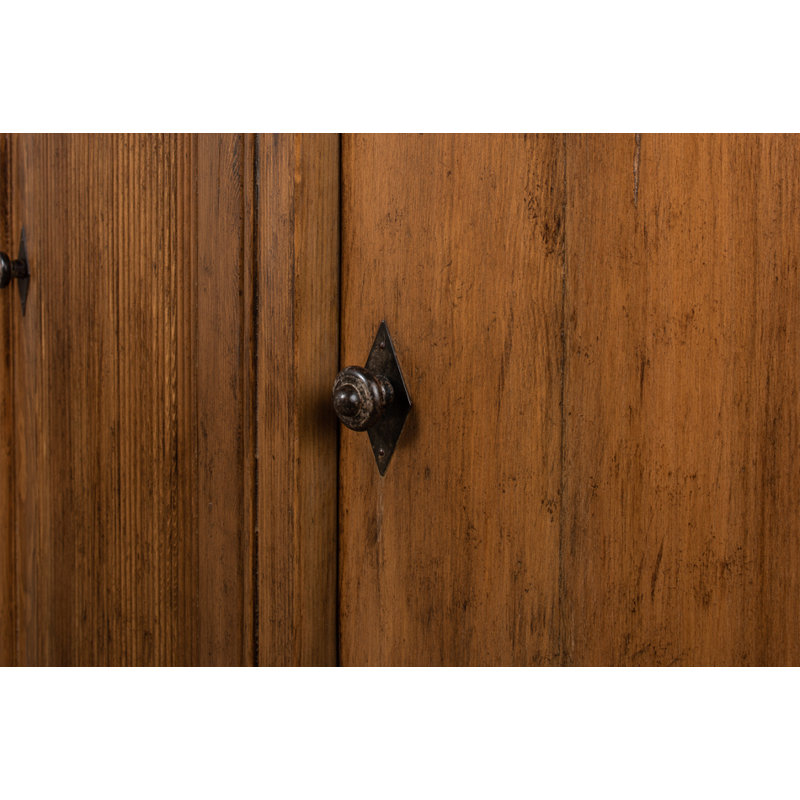 Brooks 63'' W Solid Wood Sideboard, Brown