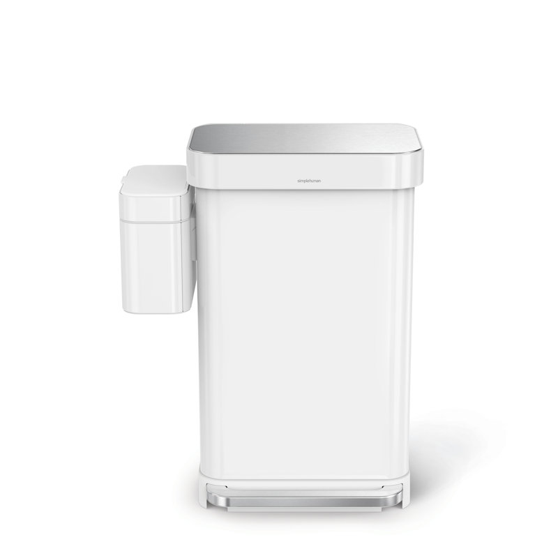 Simplehuman 4L Compost Caddy, White