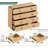 47.2“H Natural Curved 8-Drawer Dresser, Rustic Chest of Drawers, Farmhouse Storage Dresser for Bedroom Living Room-282476884