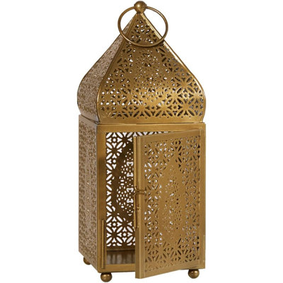 12'' H Metal Lantern