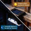 Solar Powered Integrated LED Deck Lights Outdoor Waterproof Step Light for Fence Patio Yard Pathway-63599636