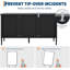 Buffet 59 "avec rangement, buffet moderne avec 4 portes et tablettes réglables-511697763