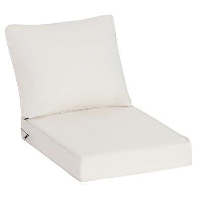 Coussins de chaise d'extérieur / d'extérieur 24 po x 27 po à siège profond (ensemble de 1) - Conception résistante à l'eau